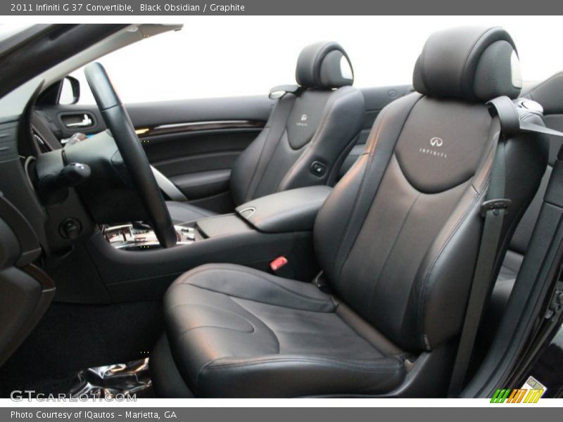 Front Seat of 2011 G 37 Convertible