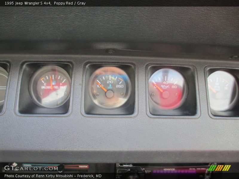  1995 Wrangler S 4x4 S 4x4 Gauges