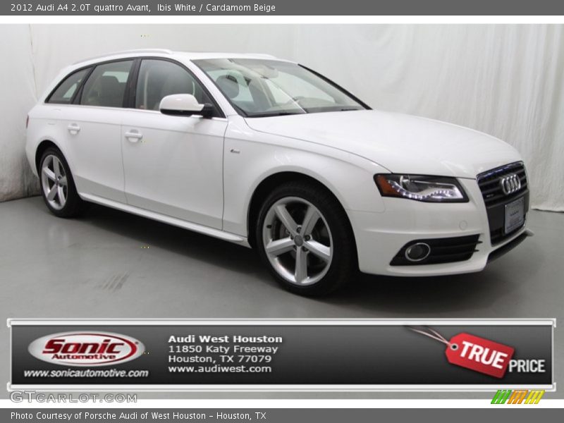 Ibis White / Cardamom Beige 2012 Audi A4 2.0T quattro Avant