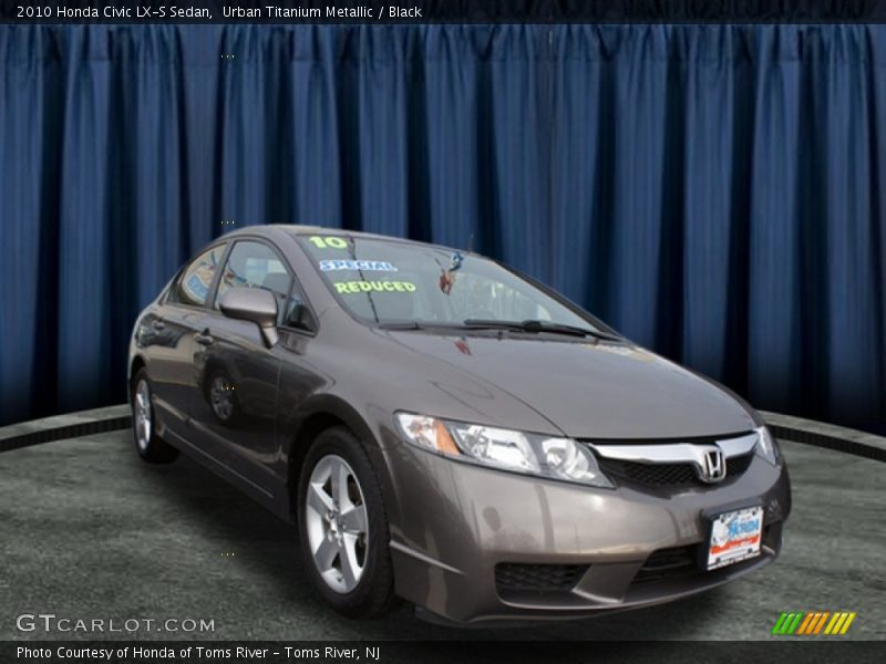 Urban Titanium Metallic / Black 2010 Honda Civic LX-S Sedan