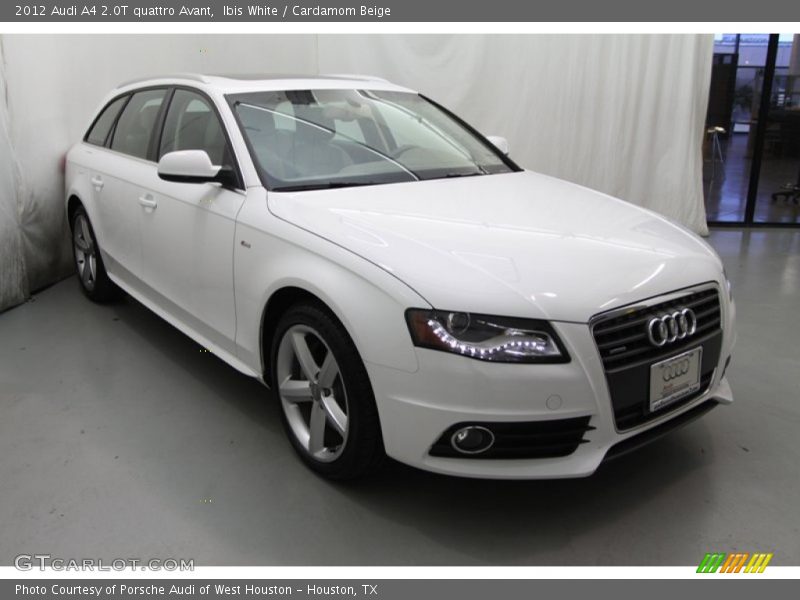 Ibis White / Cardamom Beige 2012 Audi A4 2.0T quattro Avant