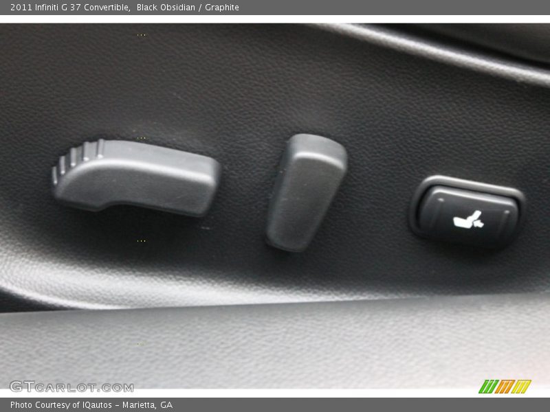 Black Obsidian / Graphite 2011 Infiniti G 37 Convertible