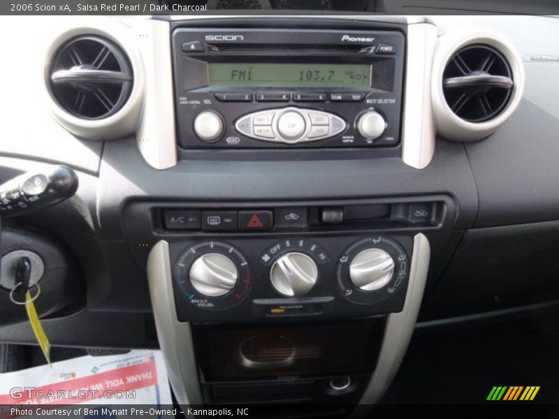 Salsa Red Pearl / Dark Charcoal 2006 Scion xA