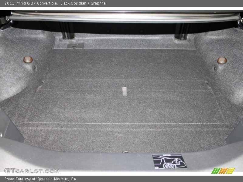  2011 G 37 Convertible Trunk