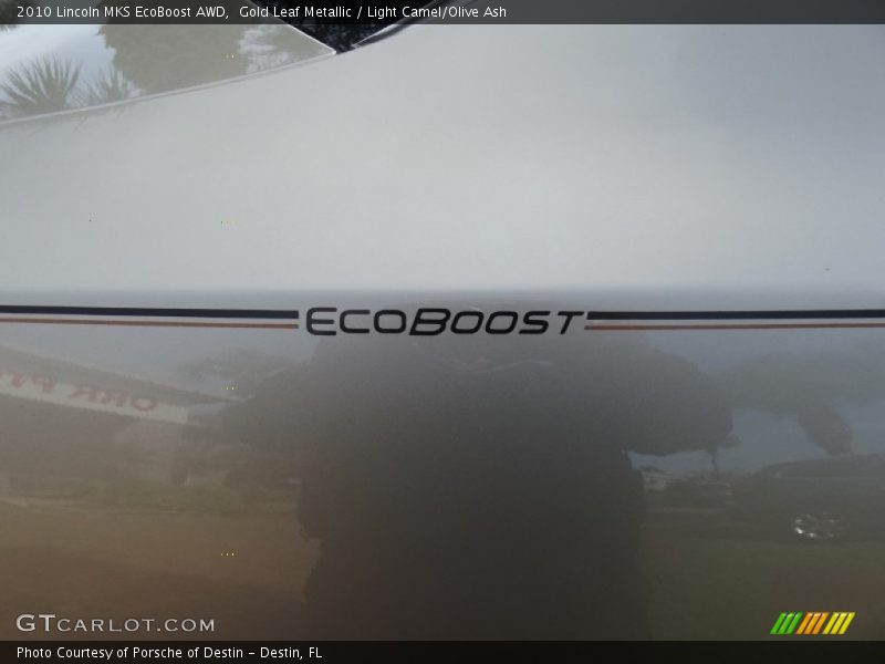 Gold Leaf Metallic / Light Camel/Olive Ash 2010 Lincoln MKS EcoBoost AWD