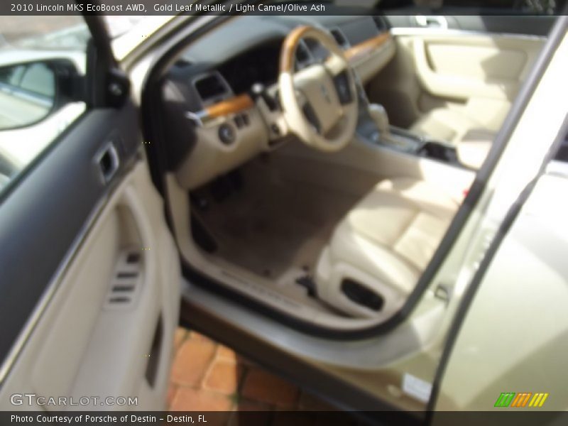 Gold Leaf Metallic / Light Camel/Olive Ash 2010 Lincoln MKS EcoBoost AWD