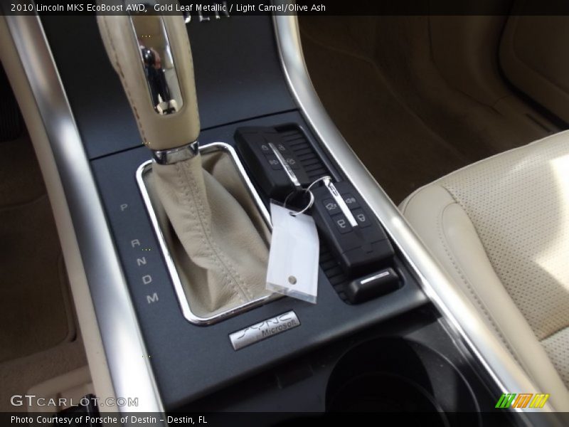 Gold Leaf Metallic / Light Camel/Olive Ash 2010 Lincoln MKS EcoBoost AWD