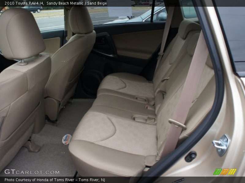 Rear Seat of 2010 RAV4 I4