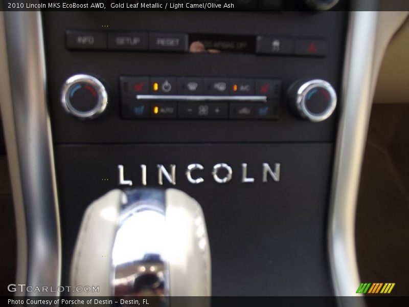 Gold Leaf Metallic / Light Camel/Olive Ash 2010 Lincoln MKS EcoBoost AWD