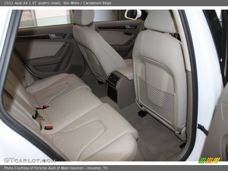 Rear Seat of 2012 A4 2.0T quattro Avant