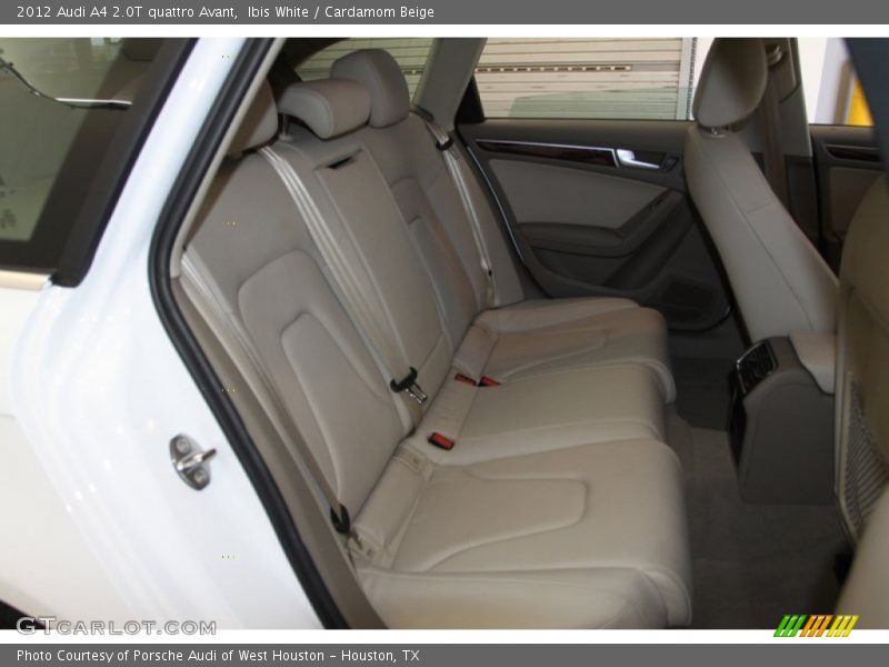 Rear Seat of 2012 A4 2.0T quattro Avant