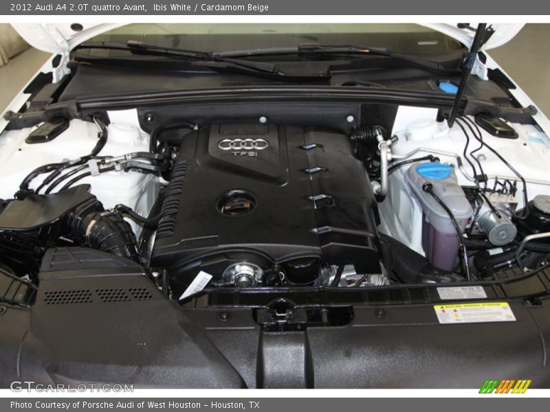  2012 A4 2.0T quattro Avant Engine - 2.0 Liter FSI Turbocharged DOHC 16-Valve VVT 4 Cylinder