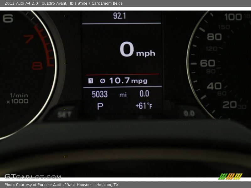 Ibis White / Cardamom Beige 2012 Audi A4 2.0T quattro Avant