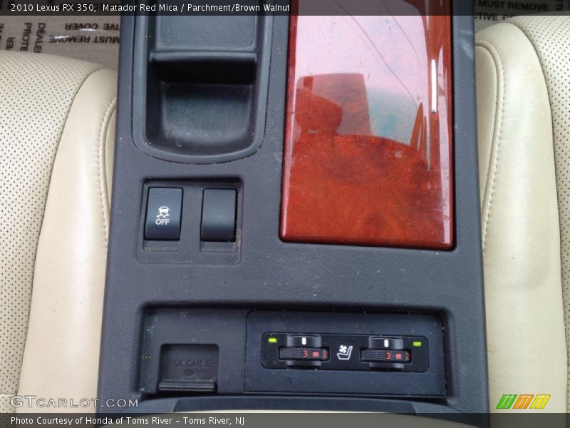 Matador Red Mica / Parchment/Brown Walnut 2010 Lexus RX 350