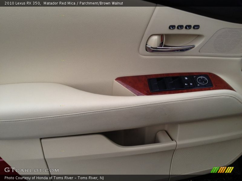 Matador Red Mica / Parchment/Brown Walnut 2010 Lexus RX 350