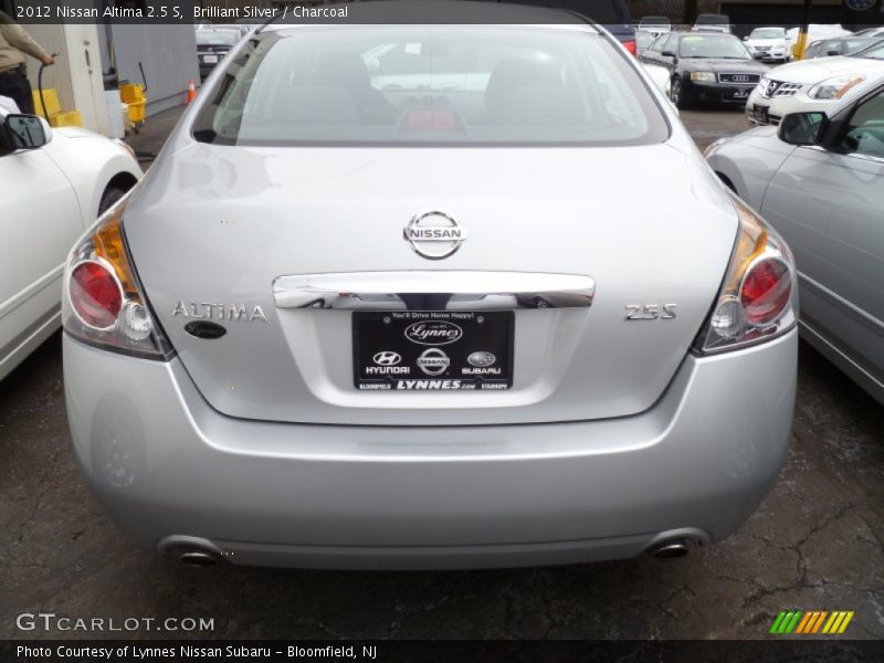 Brilliant Silver / Charcoal 2012 Nissan Altima 2.5 S