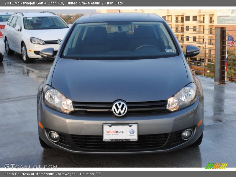 United Gray Metallic / Titan Black 2011 Volkswagen Golf 4 Door TDI