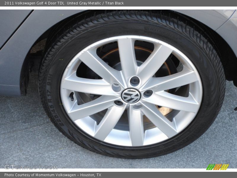  2011 Golf 4 Door TDI Wheel