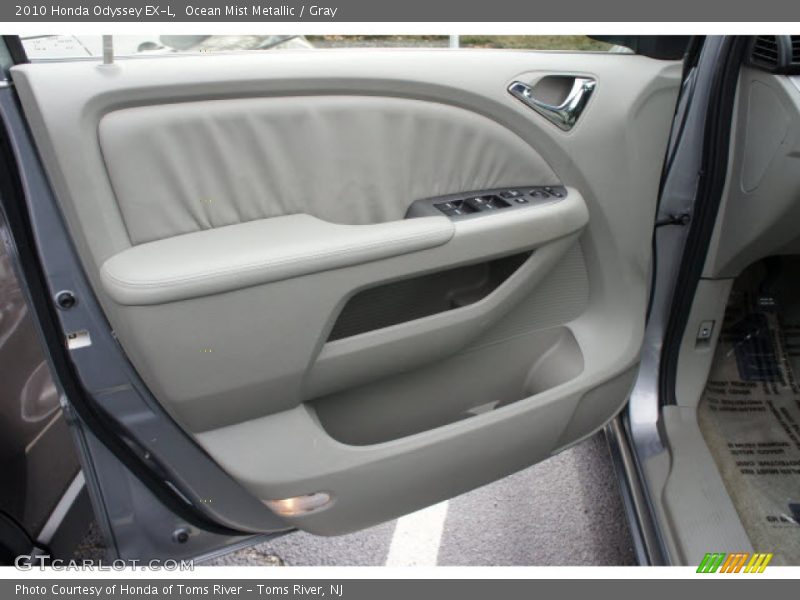 Ocean Mist Metallic / Gray 2010 Honda Odyssey EX-L