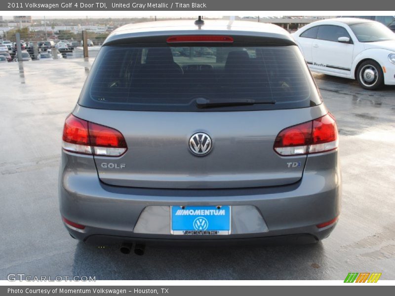 United Gray Metallic / Titan Black 2011 Volkswagen Golf 4 Door TDI