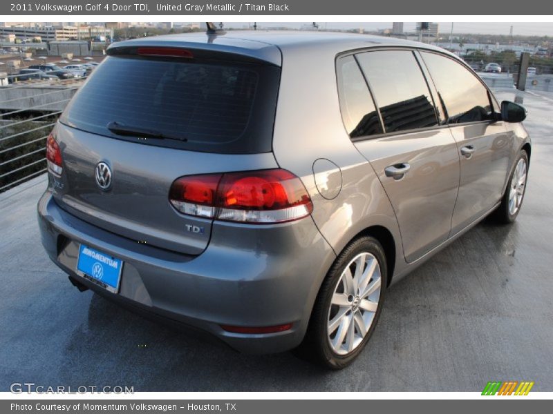 United Gray Metallic / Titan Black 2011 Volkswagen Golf 4 Door TDI