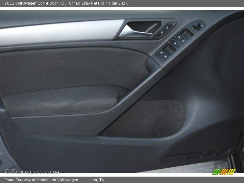 United Gray Metallic / Titan Black 2011 Volkswagen Golf 4 Door TDI