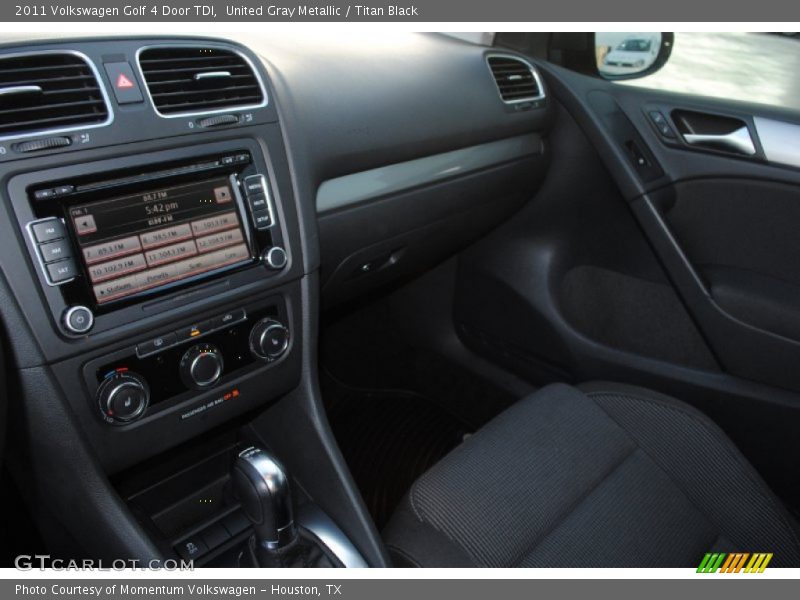 United Gray Metallic / Titan Black 2011 Volkswagen Golf 4 Door TDI