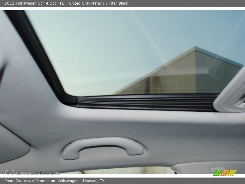 United Gray Metallic / Titan Black 2011 Volkswagen Golf 4 Door TDI