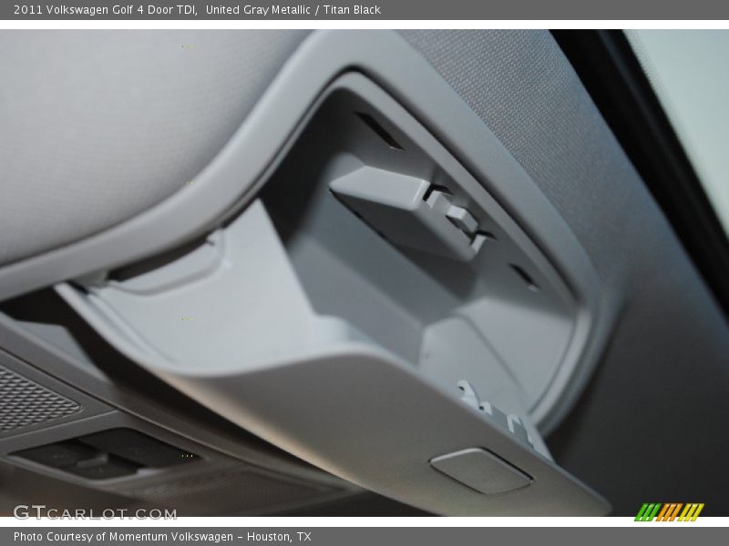 United Gray Metallic / Titan Black 2011 Volkswagen Golf 4 Door TDI