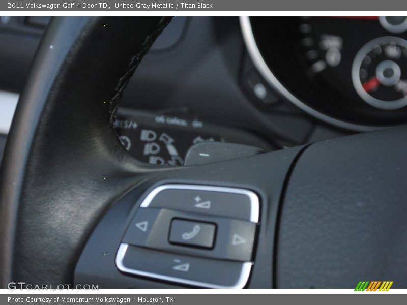 United Gray Metallic / Titan Black 2011 Volkswagen Golf 4 Door TDI