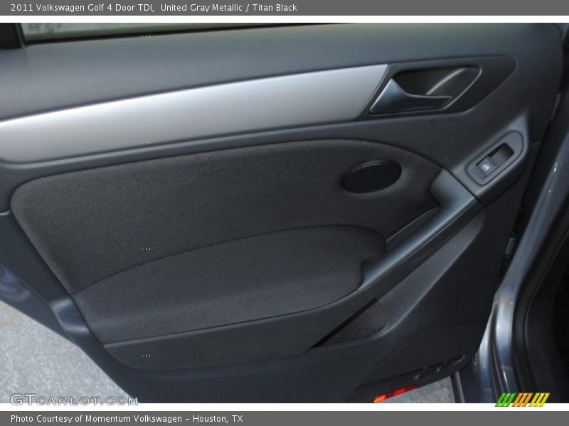 United Gray Metallic / Titan Black 2011 Volkswagen Golf 4 Door TDI