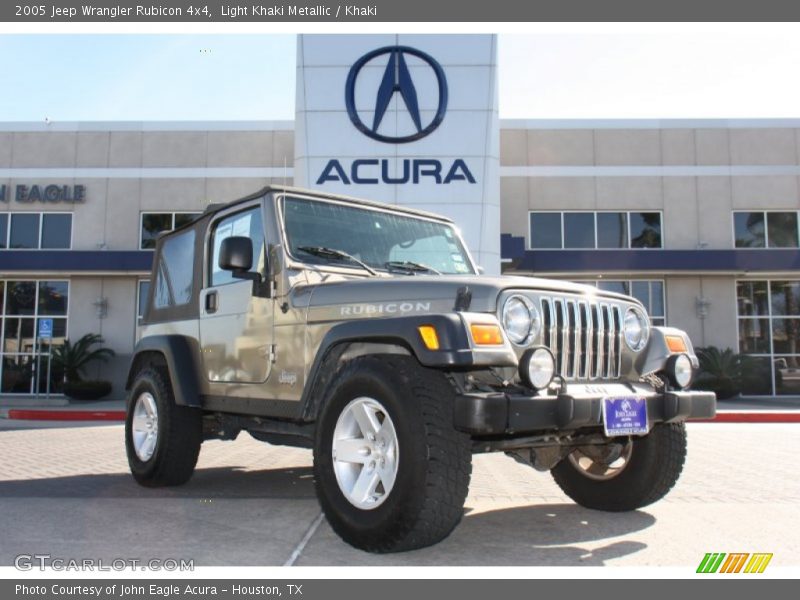 Light Khaki Metallic / Khaki 2005 Jeep Wrangler Rubicon 4x4