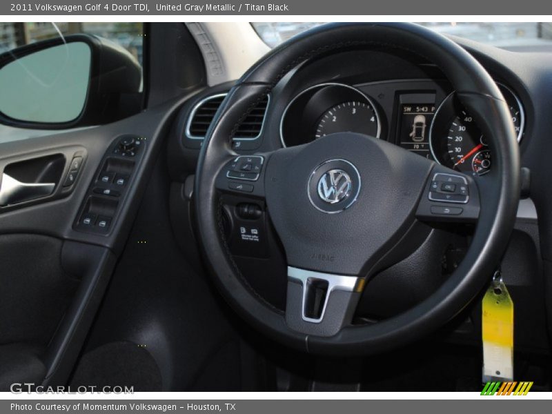 United Gray Metallic / Titan Black 2011 Volkswagen Golf 4 Door TDI