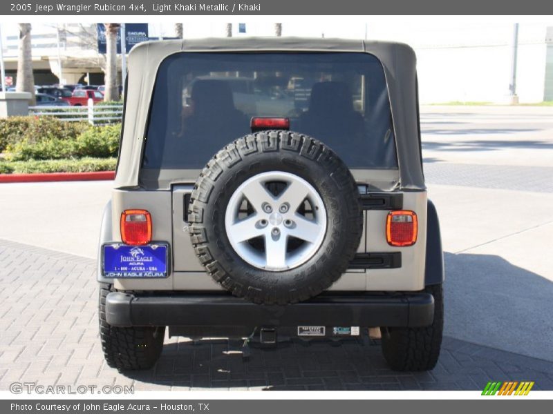 Light Khaki Metallic / Khaki 2005 Jeep Wrangler Rubicon 4x4