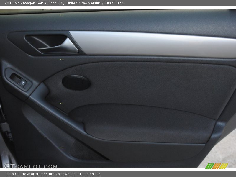 United Gray Metallic / Titan Black 2011 Volkswagen Golf 4 Door TDI