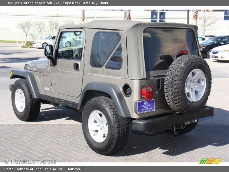 Light Khaki Metallic / Khaki 2005 Jeep Wrangler Rubicon 4x4