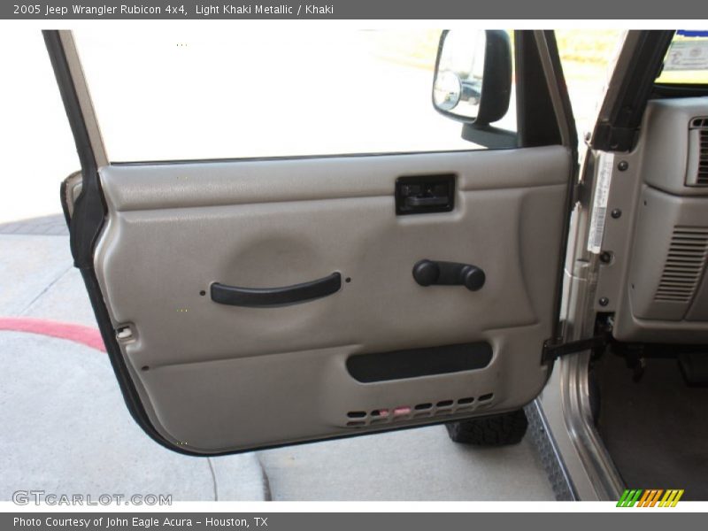 Light Khaki Metallic / Khaki 2005 Jeep Wrangler Rubicon 4x4
