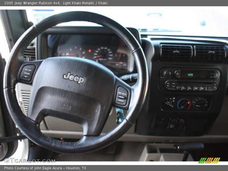 Light Khaki Metallic / Khaki 2005 Jeep Wrangler Rubicon 4x4