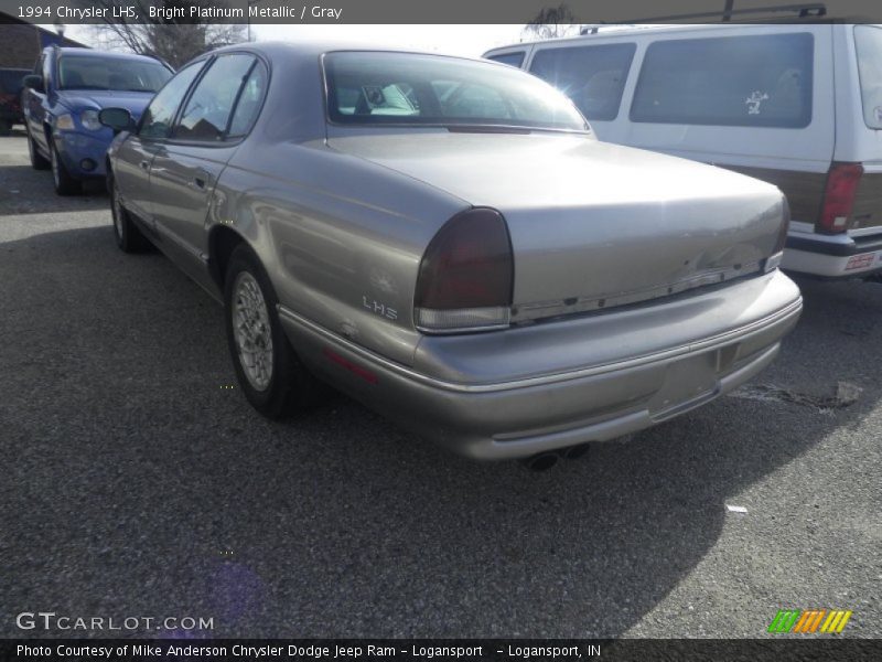 Bright Platinum Metallic / Gray 1994 Chrysler LHS