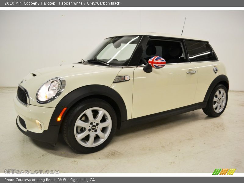 Pepper White / Grey/Carbon Black 2010 Mini Cooper S Hardtop