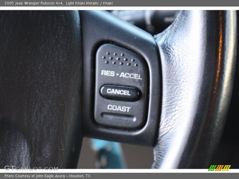 Controls of 2005 Wrangler Rubicon 4x4