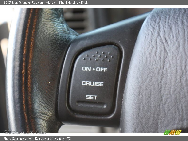 Controls of 2005 Wrangler Rubicon 4x4