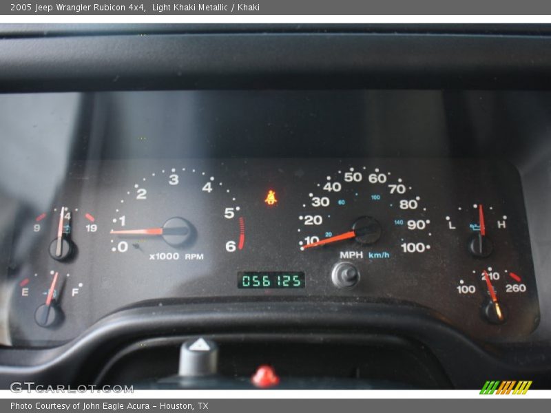 Light Khaki Metallic / Khaki 2005 Jeep Wrangler Rubicon 4x4
