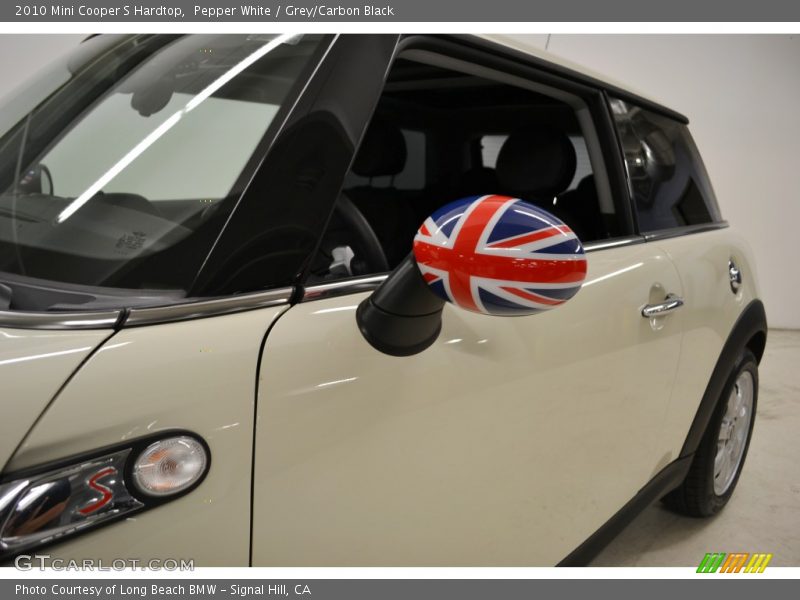 Pepper White / Grey/Carbon Black 2010 Mini Cooper S Hardtop