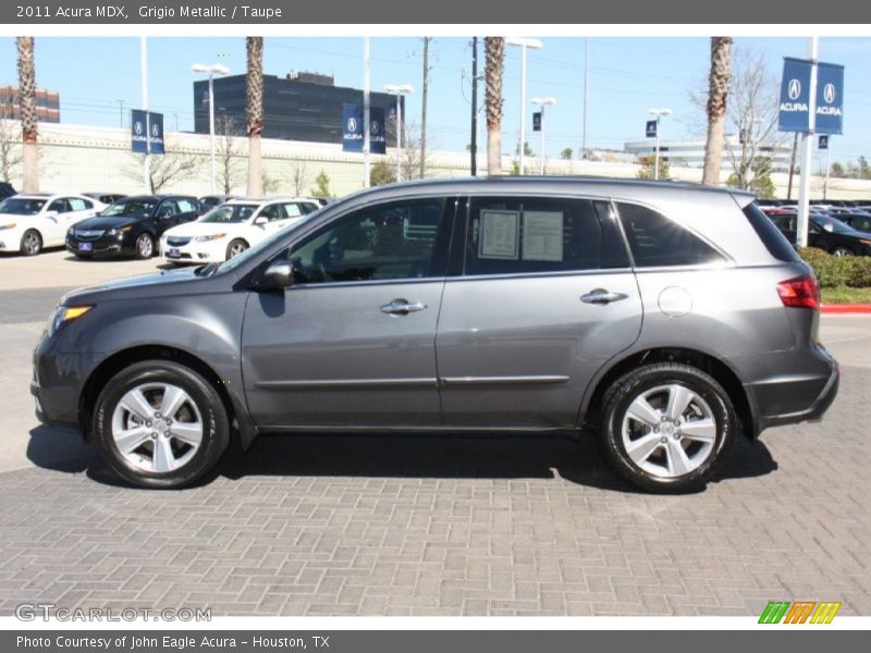 Grigio Metallic / Taupe 2011 Acura MDX