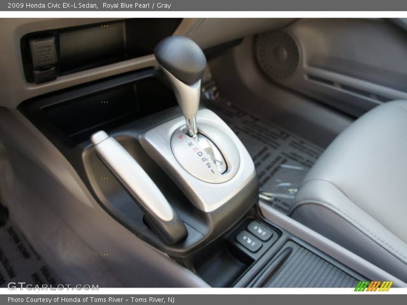 Royal Blue Pearl / Gray 2009 Honda Civic EX-L Sedan