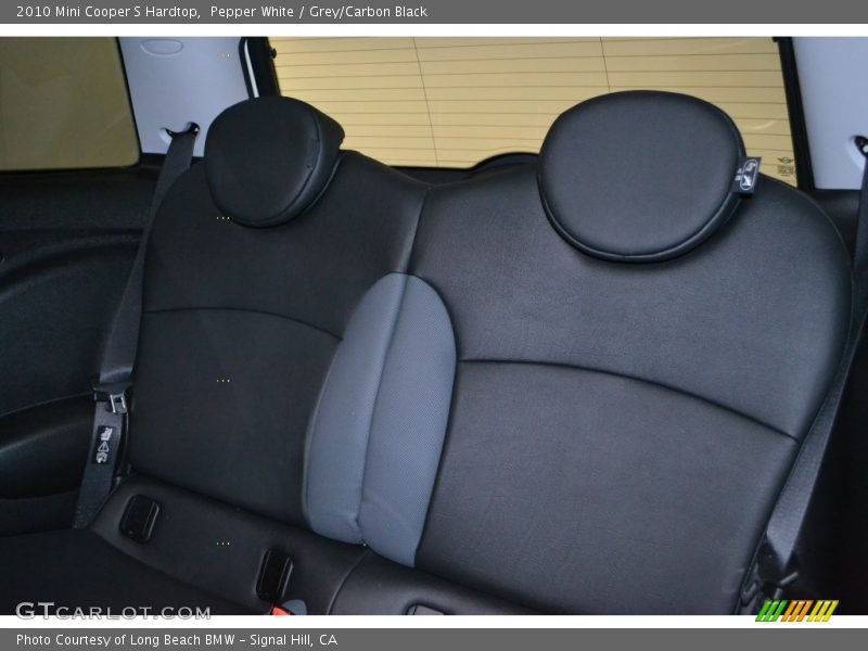 Pepper White / Grey/Carbon Black 2010 Mini Cooper S Hardtop