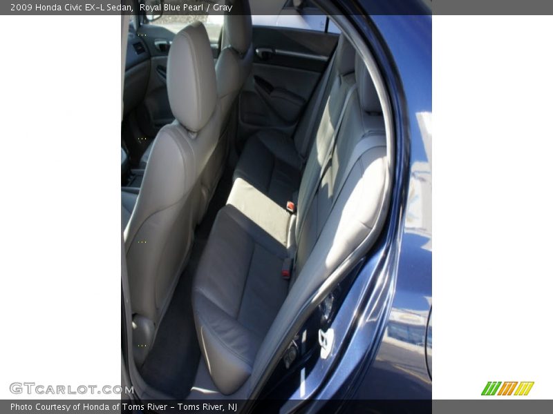 Royal Blue Pearl / Gray 2009 Honda Civic EX-L Sedan