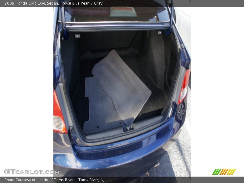 Royal Blue Pearl / Gray 2009 Honda Civic EX-L Sedan