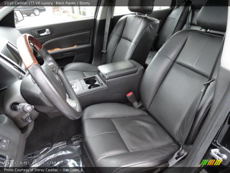 Front Seat of 2010 STS V6 Luxury